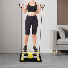 Mini Steppers, Mini Stepper for Exercise, Home Training Equipment, Yellow