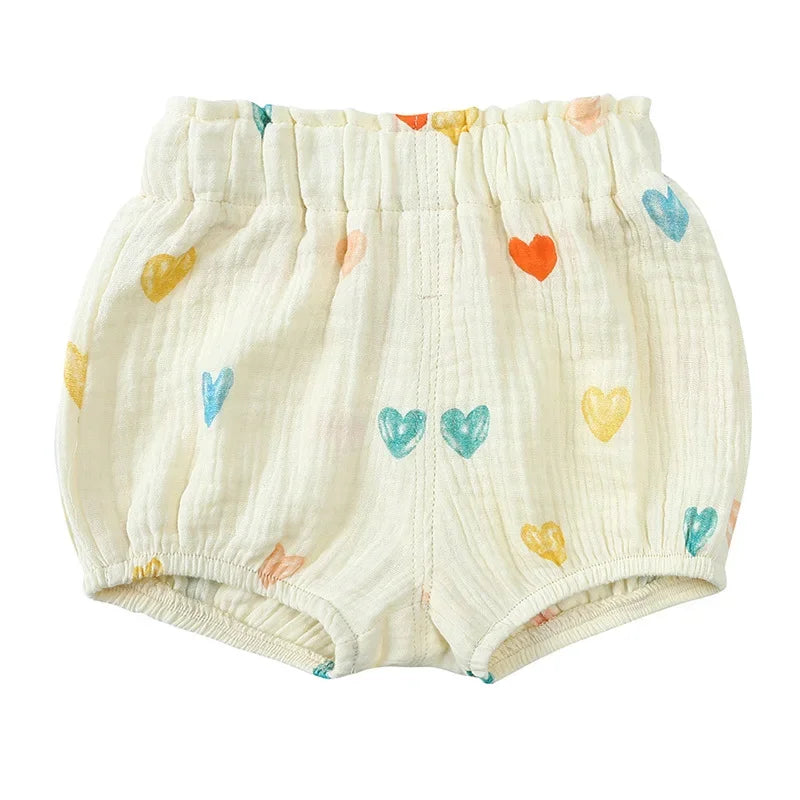 Short d'été en coton et lin pour bébé, vêtements de salon respirants pour enfants de 3 à 6 ans, pantalons coréens mignons en PP, pour garçons et filles, 2025