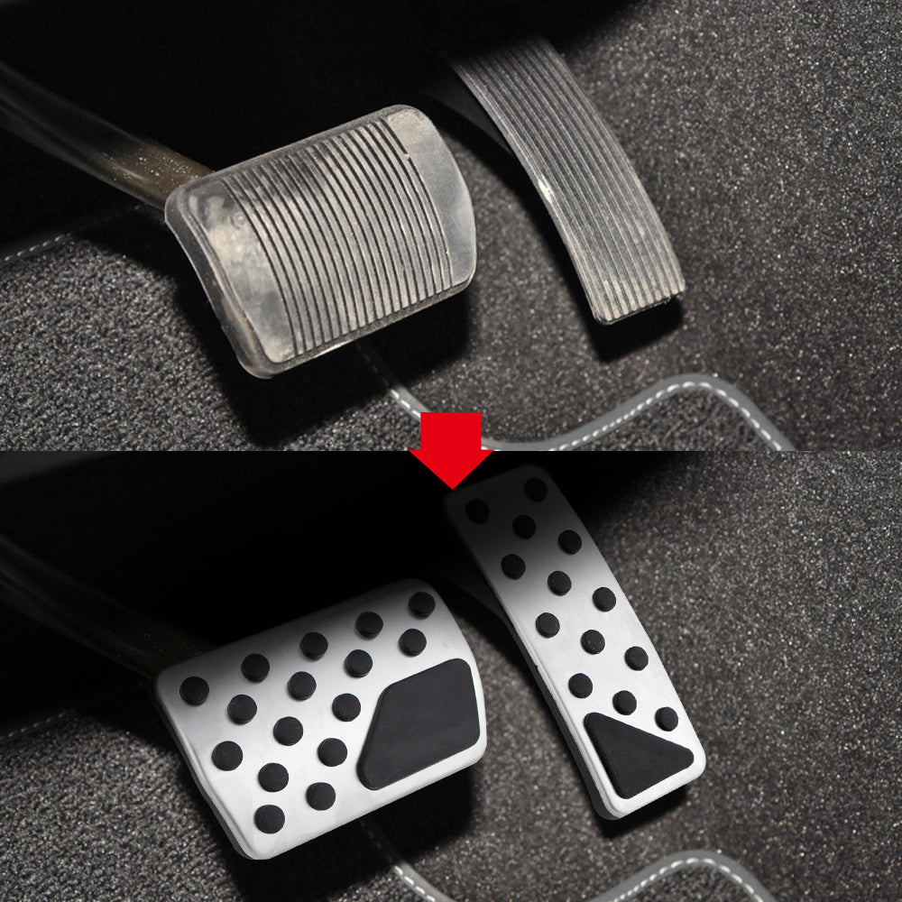 Couvercle de pédale de frein à gaz, 2 pièces, accessoires de voiture, pour Jeep Grand Cherokee Dodge Durango 2011 2012 2013 2014 2015 2016 2017 2018