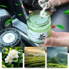 Baume solide d'aromathérapie pour voiture, parfum longue durée, tasse de tableau de bord de voiture, rainure de thé, ornement d'arôme, déodorant intérieur, désodorisant