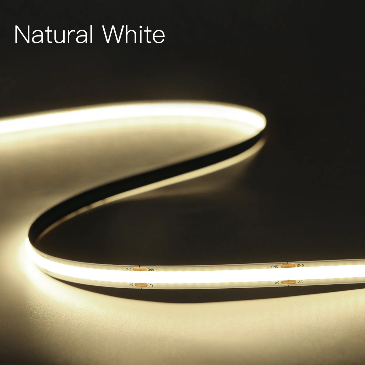 5V USB COB LED strip light, with manual scanning motion sensor and touch dimming switch, 1M-5M LED strip light, kitchen and bedroom lighting