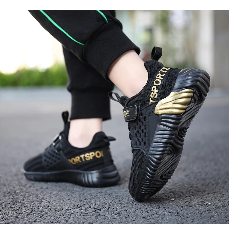 2024 enfants baskets garçons chaussures décontractées pour enfants baskets chaussures maille anti-dérapant mode Tenis Infantil Menino printemps