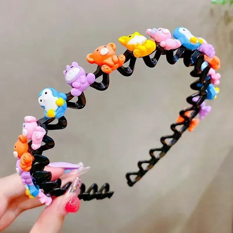 Accessoires de cheveux pour filles cravates bandeaux bande Bandeaux Scrunchie Bandana mode Haarband coréen diadème Cheveux Fille enfants mignon