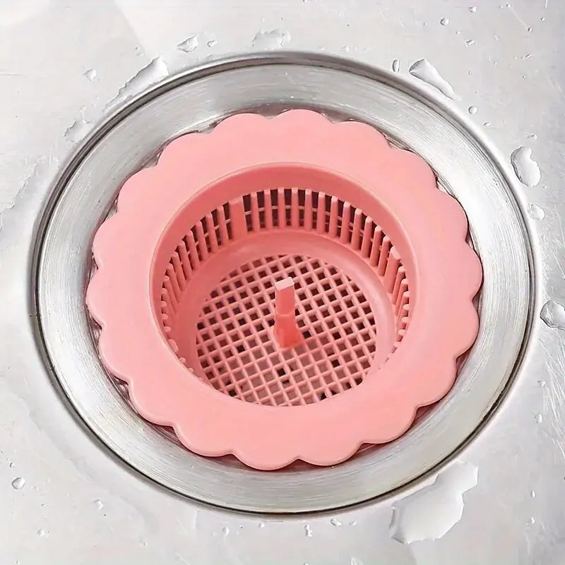 Crépine d'évier en plastique Durable, 1 pièce, filtre d'évier de cuisine, outils de salle de bains parfaits pour les éviers de cuisine et de salle de bains