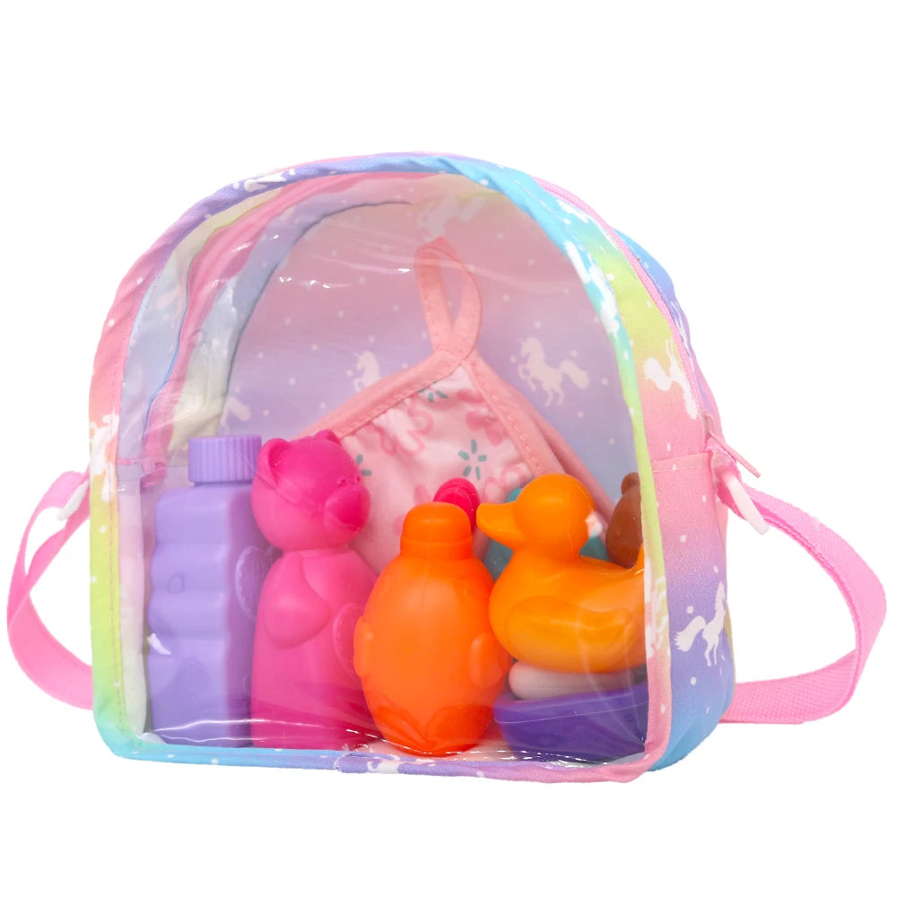 Sac à dos porte-poupée en peluche pour poupée, accessoires de poupée, porte-avant/arrière avec sangles, accessoires de poupée pour nouveau-né de 43cm, paquets sortants