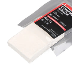 Gaze compressée stérile médicale pliable en Z, 1 pièce, tampons de premiers secours scellés sous vide, idéaux pour les soins des plaies et les kits d'urgence