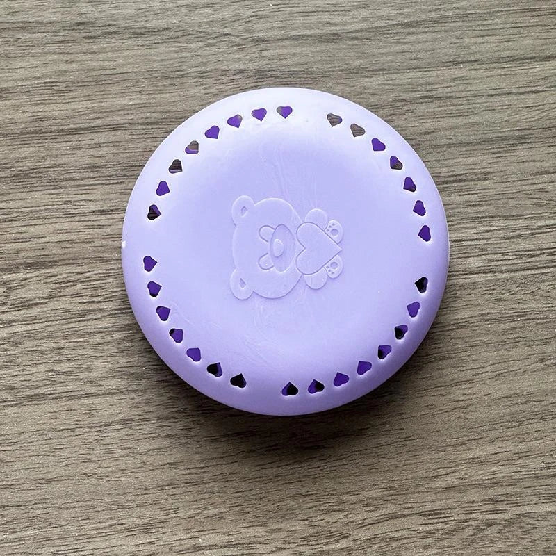 Désodorisant solide, diffuseur de déodorant de toilette, boîte de diffuseur ronde à coller, boîte de désodorisant de placard de maison, bâton n'importe où