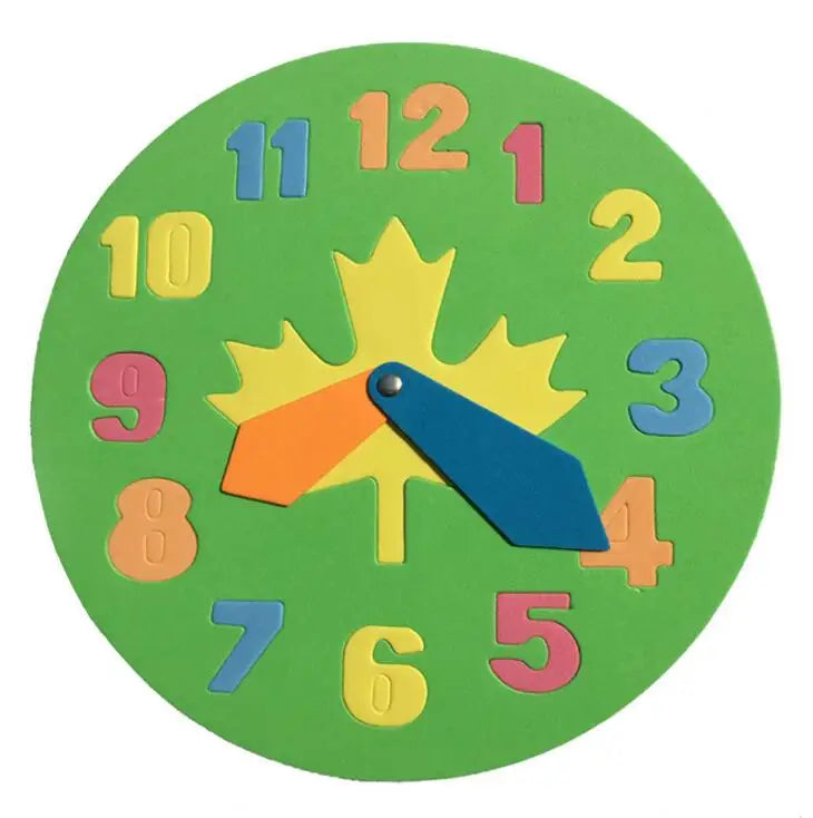Jouet éducatif Montessori pour enfants, puzzle Tangram en bois, géométrie, horloge numérique, Gadgets, jouets assortis