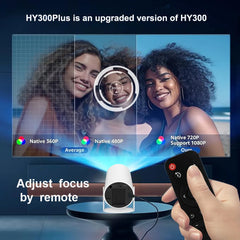 2025new DITONG HY300 pro nouveau projecteur HD 4K portable Android LED vidéo Home cinéma cinéma mini projecteur film HY300plus