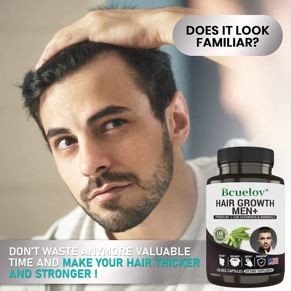 Supplément multivitaminique pour hommes – Supports multivitamines pour hommes avec vitamines A, C, D, E & B12, zinc, calcium, magnésium et plus encore