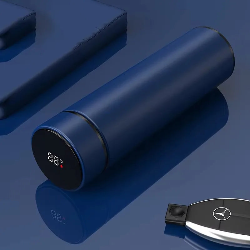 Thermos intelligent en acier inoxydable – Tasse de voyage sous vide à affichage LED (gobelet à thé à café chaud/froid à double température)