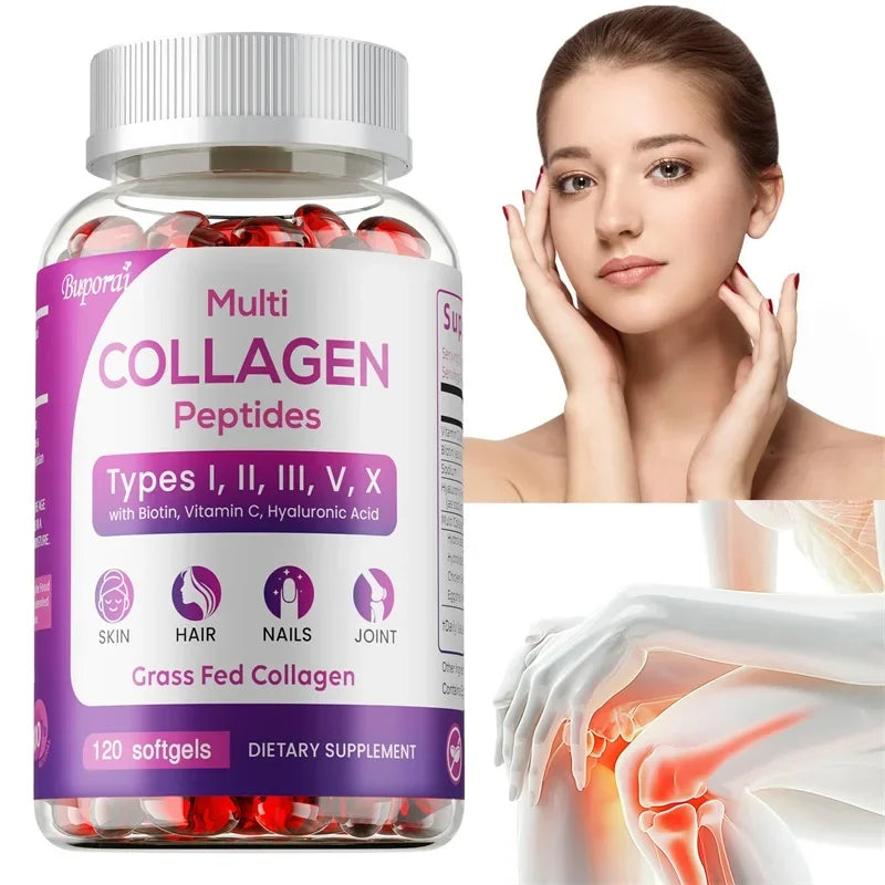 Peptides au collagène – Anti-âge, réduit les rides, les cheveux, la peau, les ongles, la digestion et le soutien des articulations, sans gluten
