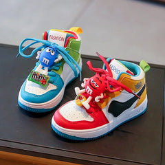 Nouveaux enfants chaussures décontractées quatre saisons enfants unique Sneaker canards mandarins basket-ball chaussures de sport garçons filles Sneaker conseil chaussures
