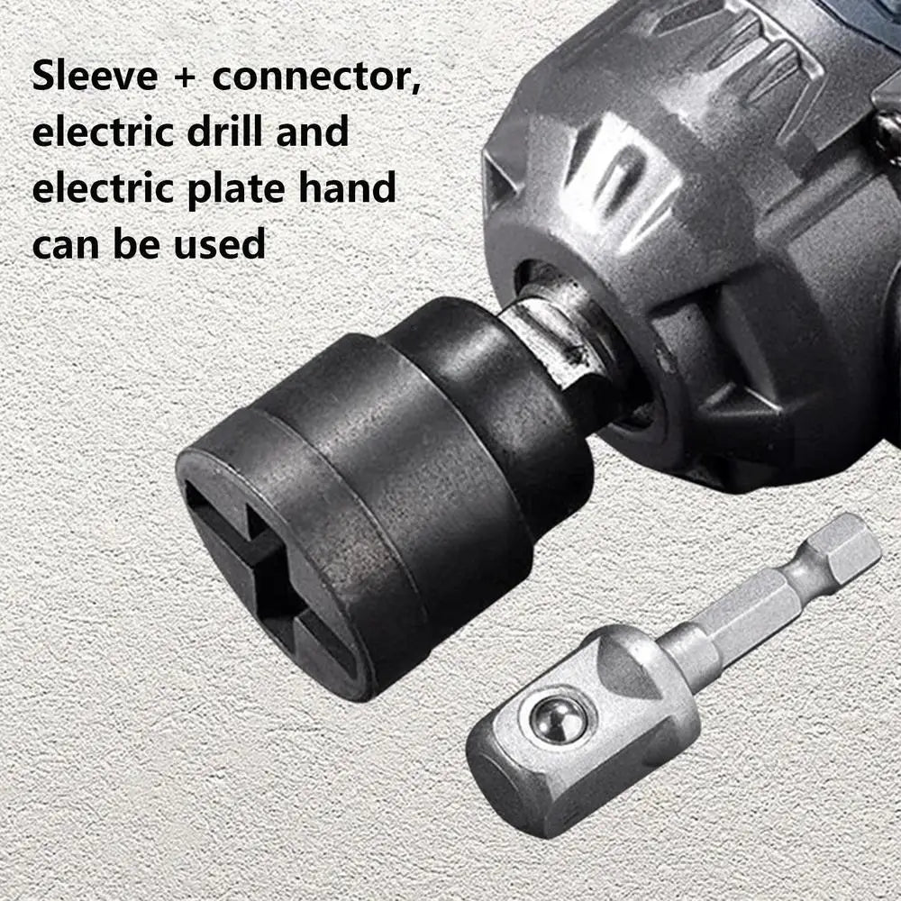 Adaptateur de cric de perceuse électrique, adaptateur de clé à chocs, prise de cric de réparation de voiture, entretien du véhicule, outil de levage, équipement d'économie de travail