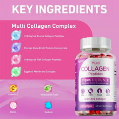 Peptides au collagène - Nutre la peau, Ralent le vieillissement, favorise les cheveux sains, les ongles forts et améliore la digestion intestinale
