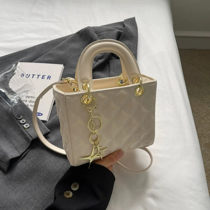 Small Premium Western Style Bag, New Shoulder Bag, Fashionable Embroidery Thread, Versatile Concubine Handbag 