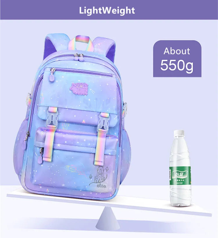 Sac à dos pour enfants pour filles, sacs d'école pour collégiens, sac de livre étanche de grande capacité pour élèves du primaire