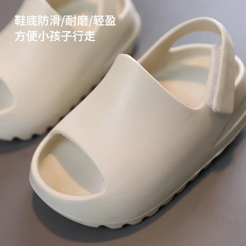 Pantoufles d'été pour enfants, vente en gros, chaussures de plage, commerce extérieur, chaussures trouées pour petits enfants, chaussures pour bébés