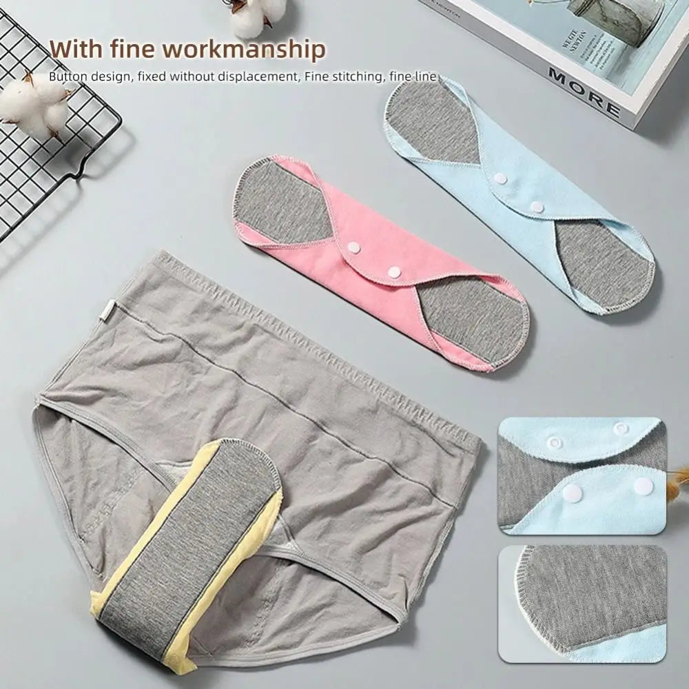Couche-culotte réutilisable en coton pour adulte, culotte lavable, doublures de culotte, coussin d'hygiène féminine, période pour personnes âgées, prévient les fuites d'urine