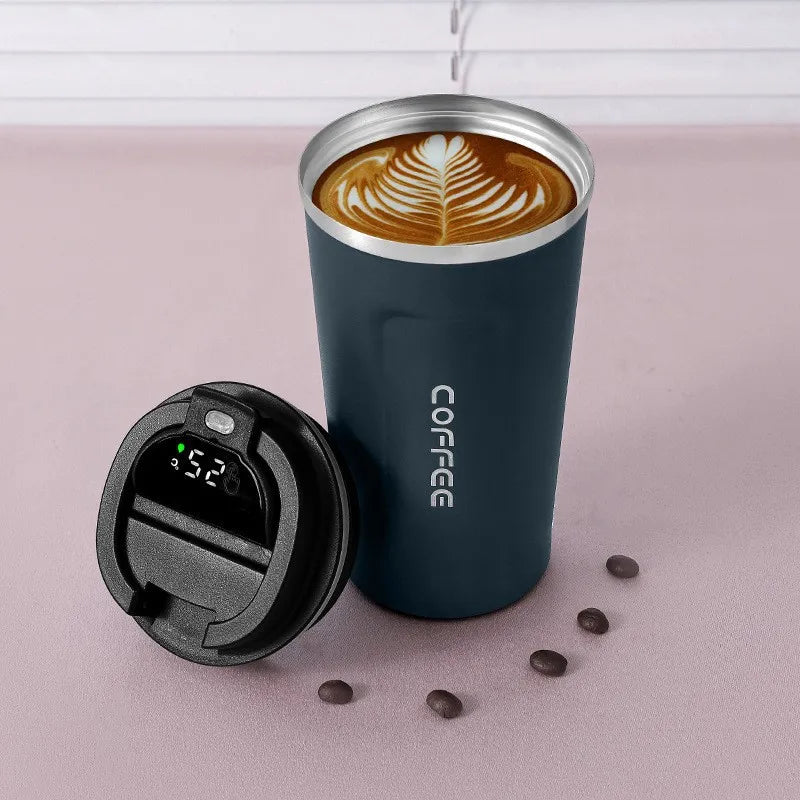 Tasse thermos intelligente en acier inoxydable avec affichage intelligent de la température, gobelet à café portable, tasse de voyage, 380ml, 510ml