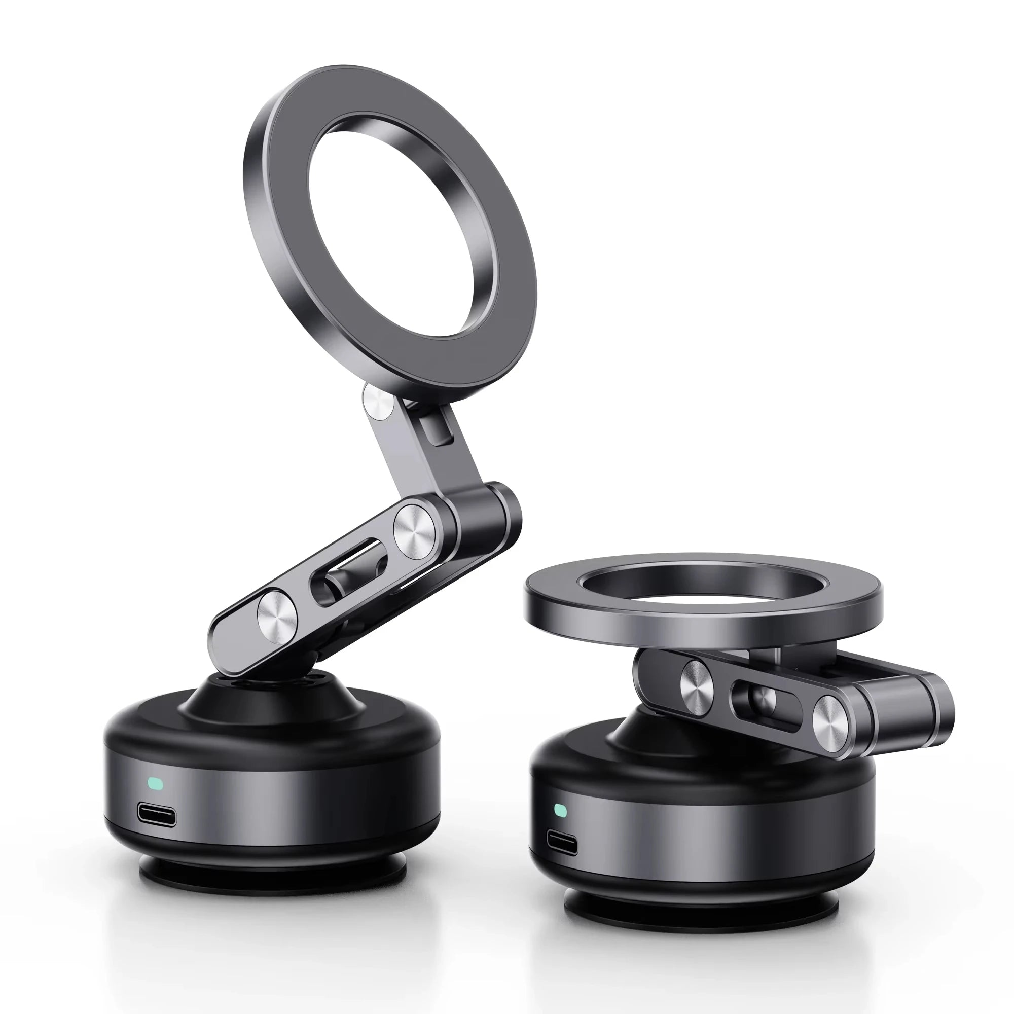 Support de téléphone magnétique pour voiture 360 °   Aspiration sous vide électrique pliante rotative pour support de Streaming de cuisine de gymnase de Navigation de voiture