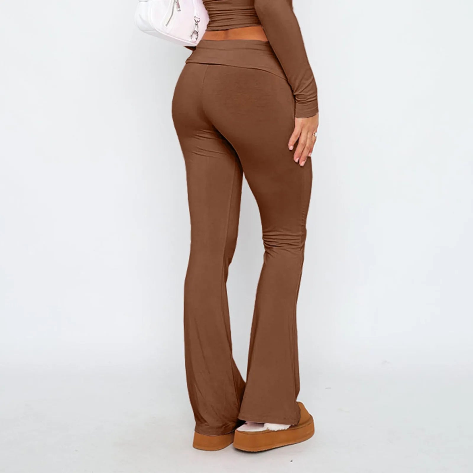 Leggings évasés pour femmes, taille haute, jambes larges, pantalons de Yoga, collants d'entraînement, de Fitness, de sport, vêtements amincissants décontractés