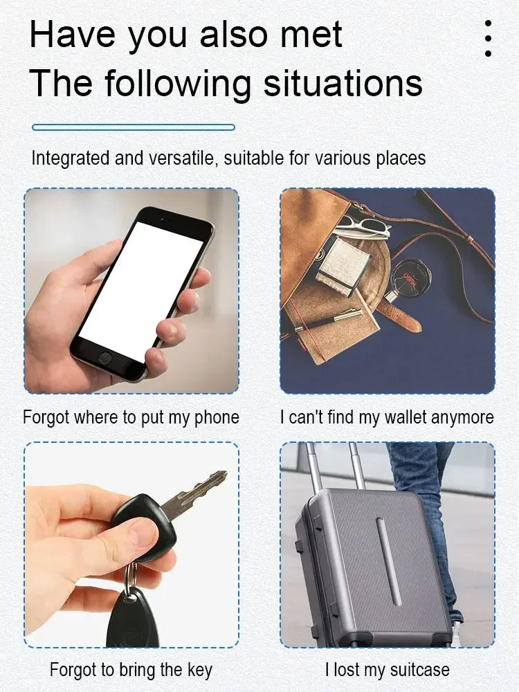 Localisateur intelligent de clé de traqueur de téléphone Airtag APP recherche avec alarme localisation en temps réel traqueur de positionnement pour enfants localisateur d'animaux de compagnie