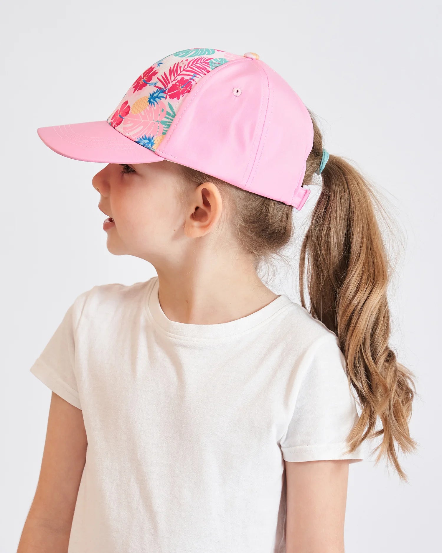 Casquette de Baseball pour Enfant Fille et Garçon, Chapeau de Soleil, Dos Creux, Queue de Cheval, Snapback Hip Hop, Os Réglables