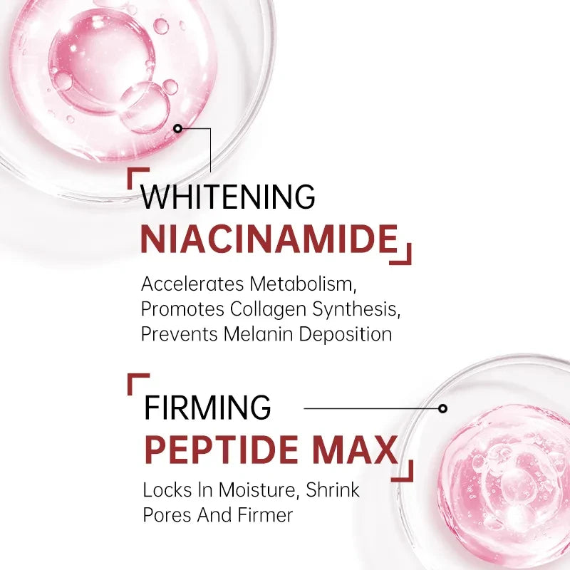 Niacinamide Dark Spot Remover Serum for Face, Moisturizing, Whitening, Hyaluronic Acid Removal, Freckles, Skin Care