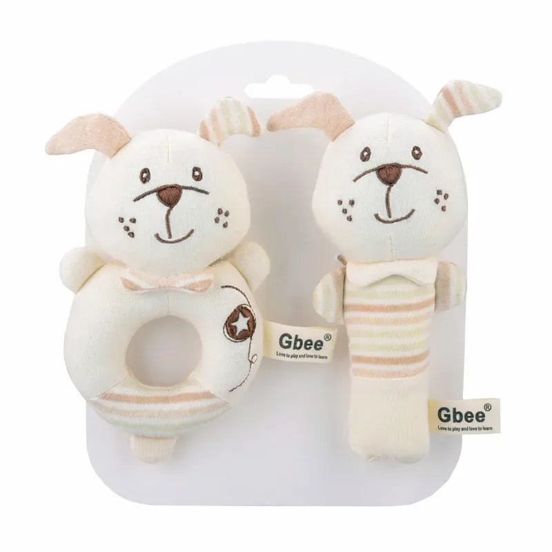 Hochets pour bébé doux dessin animé mignon en peluche animaux hochets jouets enfant clochettes éducatives doux enfant en bas âge bébé confort jouets игрушки для
