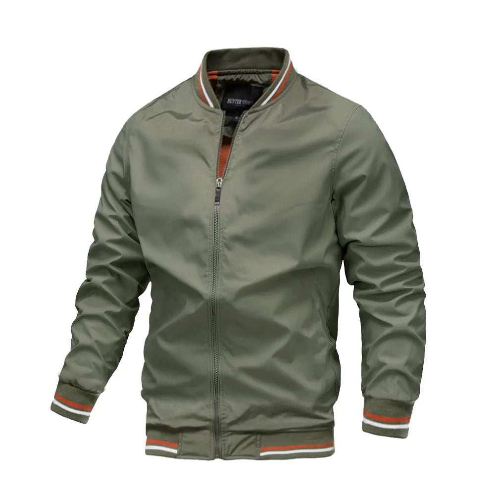 Veste de sport décontractée pour hommes, automne, hiver, Europe et États-Unis, manteau tendance de la mode, veste de sport, nouveau