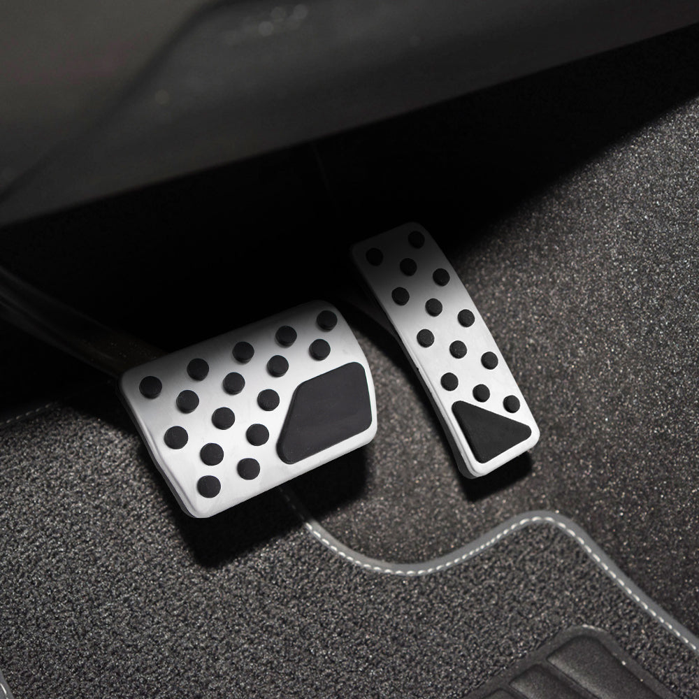 Couvercle de pédale de frein à gaz, 2 pièces, accessoires de voiture, pour Jeep Grand Cherokee Dodge Durango 2011 2012 2013 2014 2015 2016 2017 2018