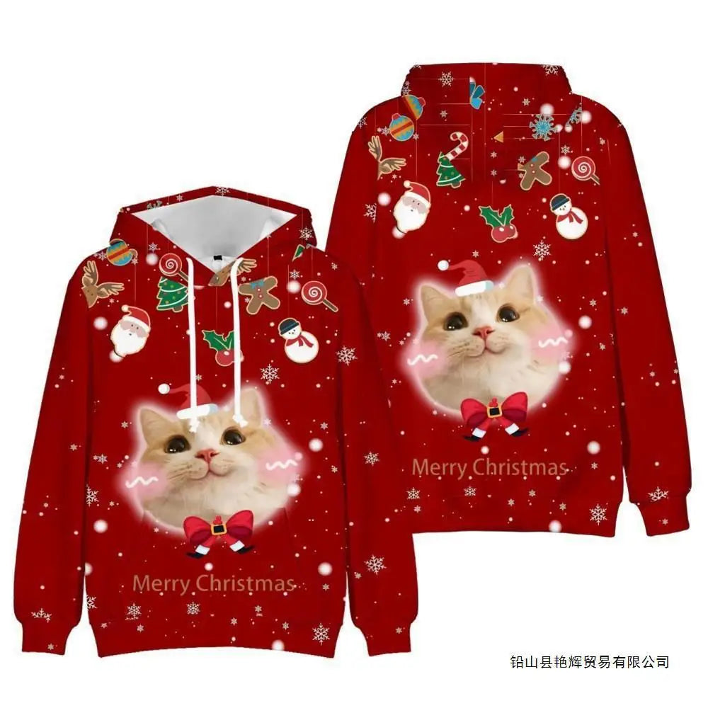 Pull de noël moche unisexe pour hommes et femmes, pull de vacances, elfe du père noël, drôle, amoureux de la personnalité, vêtements d'automne et d'hiver, 2026