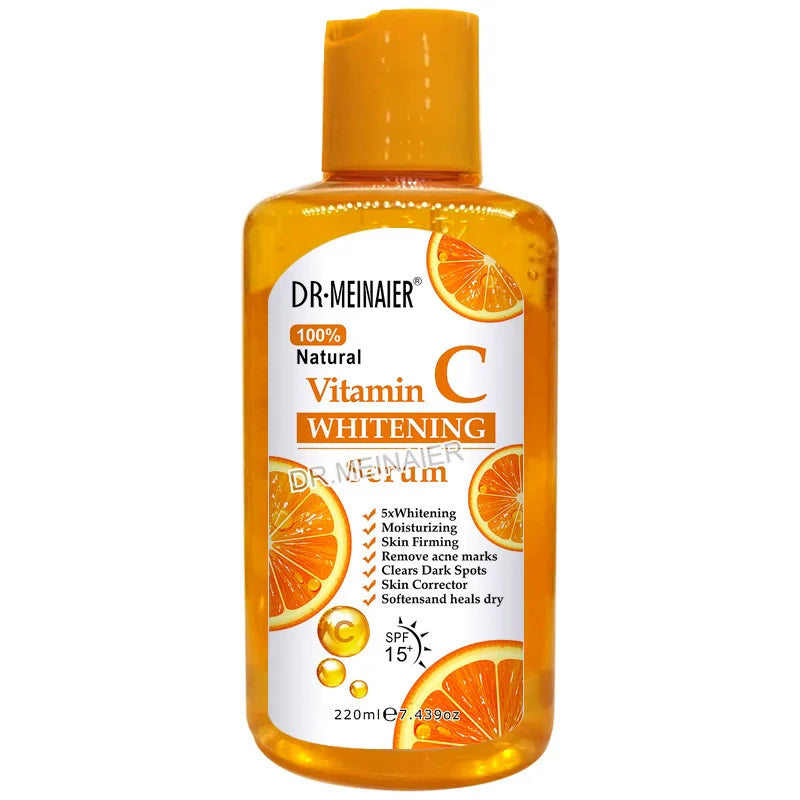 Sérum liquide Original pour le visage, Essence de vitamine C AHA, éclaircissant, hydratant, curcuma, réparateur, Anti-vieillissement, Lifting, soins pour la peau, 220ml