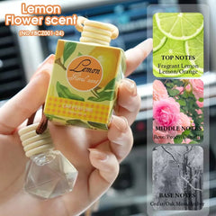 8ml Fresh Natural Car Scent Fruity Car Air Fresheners Sustainable Brand Coconut Peach Scent Jadec Car Pendant Deodorant