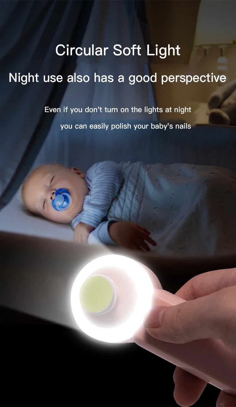 Shoous-Coupe-ongles électrique aste pour nouveau-né, ciseaux anti-serrage pour bébé, ensemble de ciseaux à ongles pour bébé, broyeur à ongles