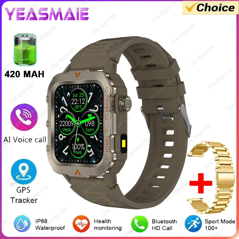 Montre intelligente de Sport en plein air avec éclairage Led hommes femmes montres Fitness Track ECG + PGG montre intelligente
