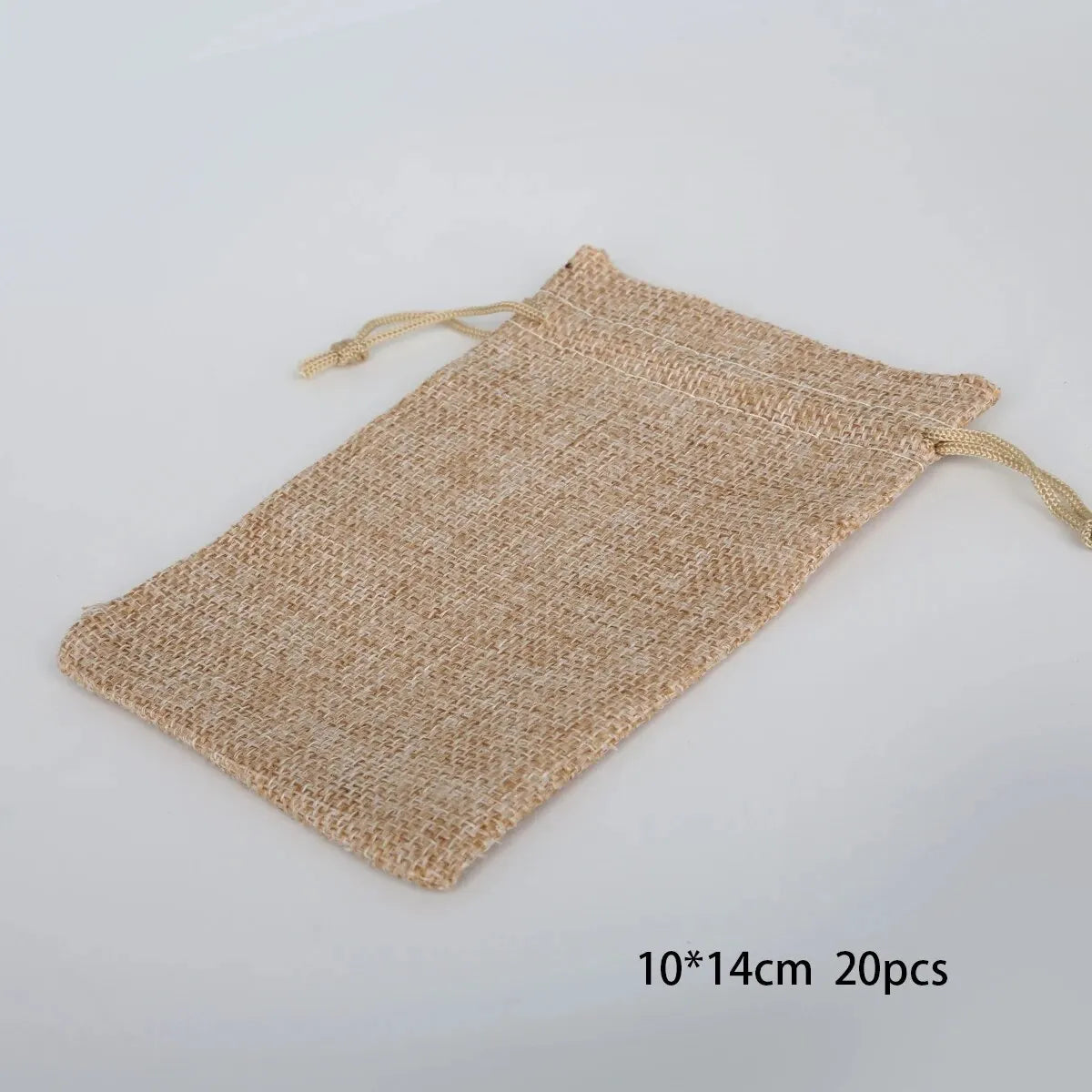 Sac cadeau de poche en coton et chanvre 15-50, sac d'emballage cadeau pour la journée des enfants, emballage de produits de mariage pour bonbons à faire soi-même