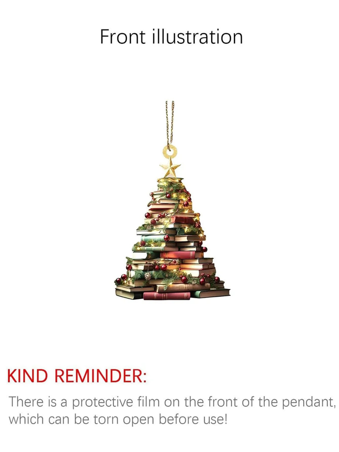 Hanging Christmas tree decorations, home decorations, holiday decorations, acrylic pendant, Christmas decoration, ornament