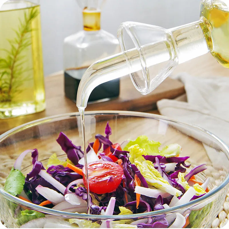 Pot d'huile en verre à haute teneur en Borosilicate, Pots d'huile et de vinaigre anti-fuite pour la cuisine, Pot de Sauce soja, réservoir d'huile, bouteille d'huile d'assaisonnement