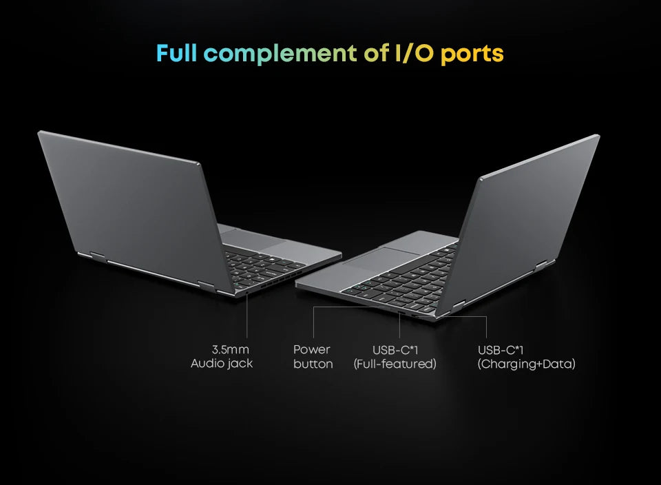 CHUWI MiniBook X ordinateur portable tablette 2 en 1 Intel N150/N100 10.51 "FHD IPS écran 16GB/12GB RAM LPDDR5 512G SSD Windows 11 ordinateur portable