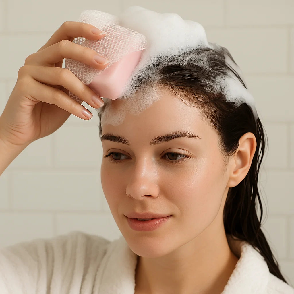 Barre revitalisante à l'huile de ricin, 100g, Anti-frisottis, nourrissante et apaisante, contrôle de l'huile, pour tous les Types de cheveux, hydratant