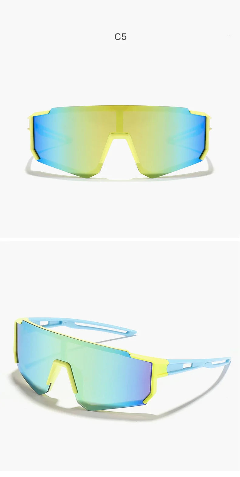 Lunettes de soleil de cyclisme en plein air pour enfants, pour garçons et filles, pour vtt, conduite, vélo, sport, escalade, lunettes de protection, UV400
