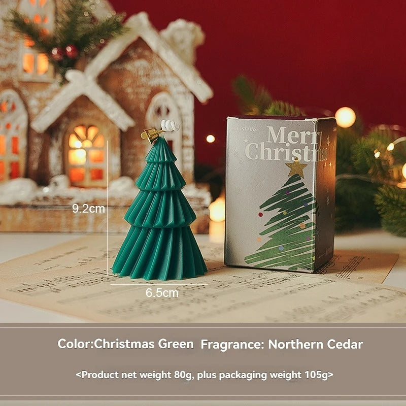 Bougies parfumées pour arbre de Noël fabriquées à la main |   Ornement festif créatif et cadeau parfait pour les amateurs de Noël |   Décor parfumé de qualité supérieure