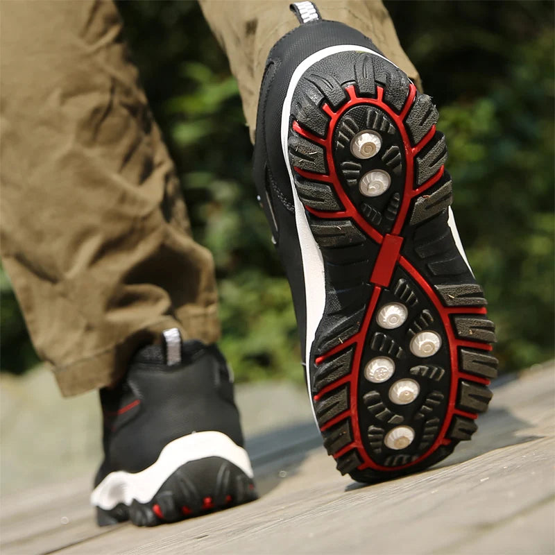 Men's leather shoes, casual men's shoes, sneakers for spring, autumn, winter, men's tennis shoes, lightweight walking shoes