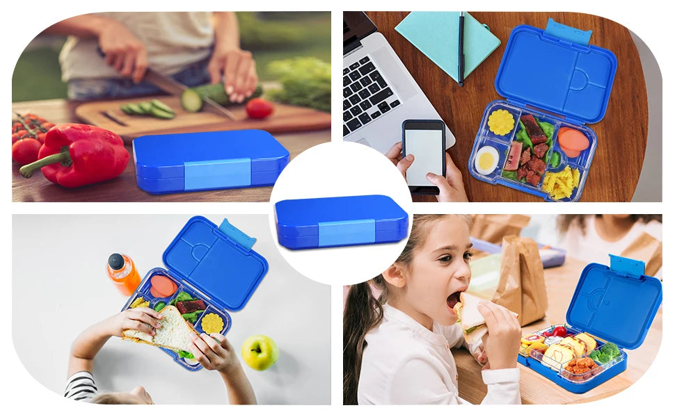 Boîte à Bento pour enfants, boîte à déjeuner pour enfants, boîte à déjeuner à Bento pour enfants, boîte à déjeuner pour tout-petits pour garderie, conteneurs de boîte à déjeuner pour enfants pour l'école