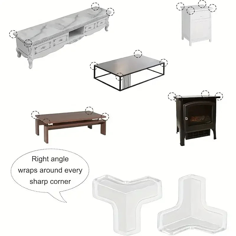 T-shaped Furniture Table Corner Protector, Child Safety Anti-Collision, Baby Safety Table Corner Protector