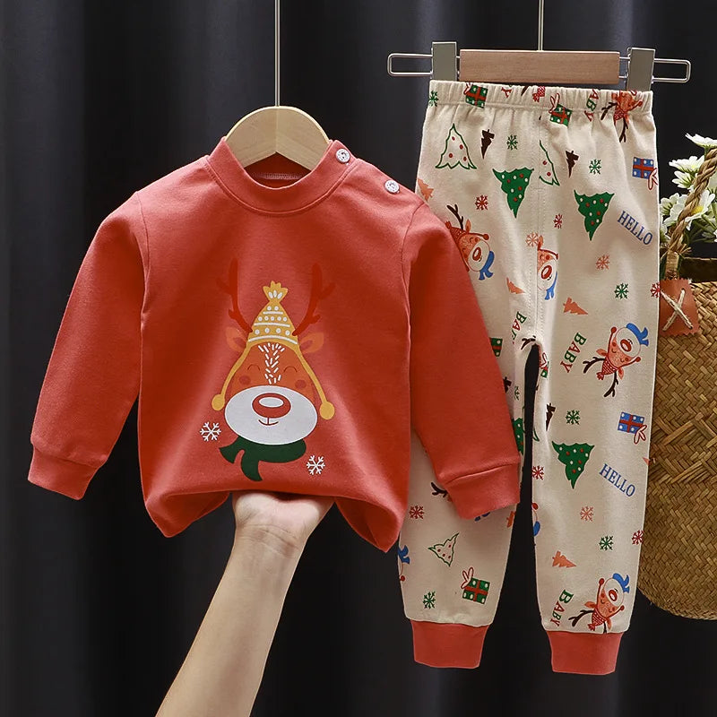 Vêtements pour enfants ensembles pour enfants vêtements pour enfants garçons filles coton automne hiver vêtements pantalons vêtements de nuit sous-vêtements