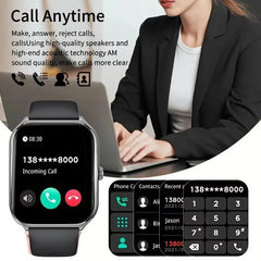 Nouvelle montre intelligente 2025, montre de sport de 1,96 pouces, étanche IP67, plus de modes sportifs 110, traqueur d'activité physique, montre ultra-mince.