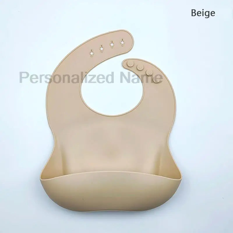 Bavoir en Silicone pour bébé et enfant en bas âge, imperméable, souple, avec poche de chargement, pour garçons et filles, Logo personnalisé gratuit